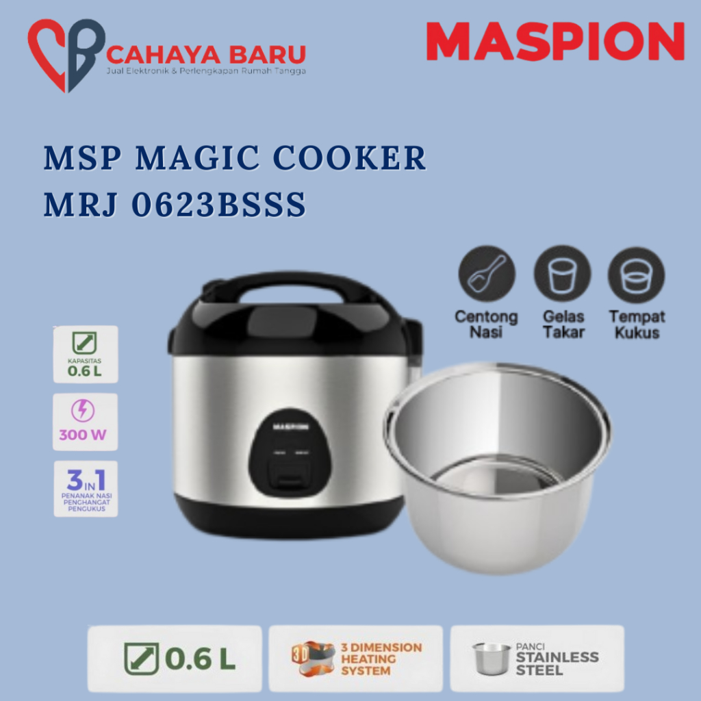 MASPION MAGIC COOKER MRJ 0623BSSS