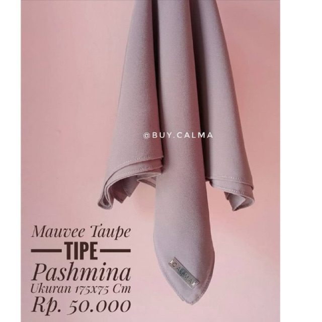 Pashmina Calma Mauvee Taupe