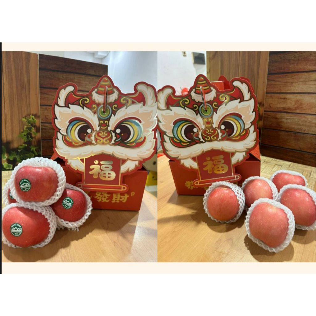 HAMPERS BARONG. APEL FUJI. APEL WANGSHAN. FUJI JUICE. HAMPERS IMLEK. CNY. SINCIA