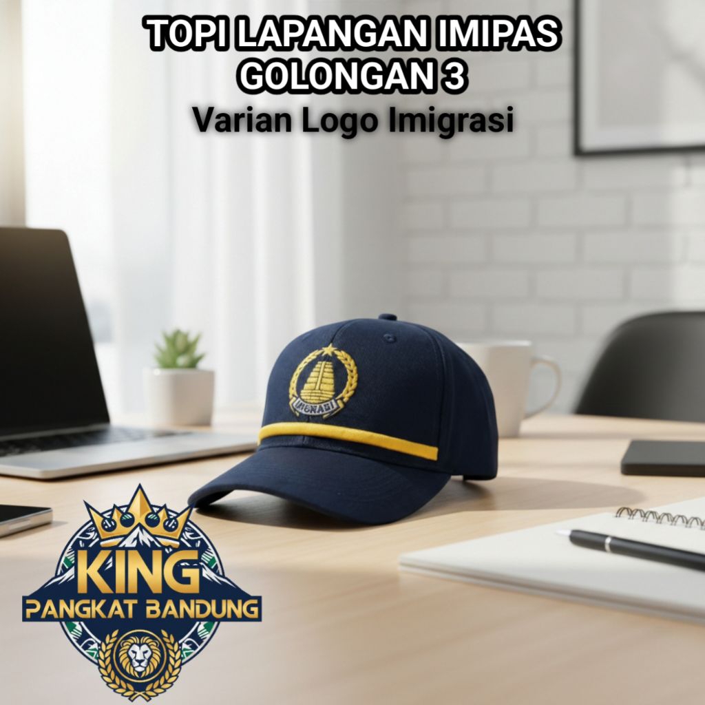 TOPI LAPANGAN IMIPAS GOLONGAN 3 LOGO IMIGRASI