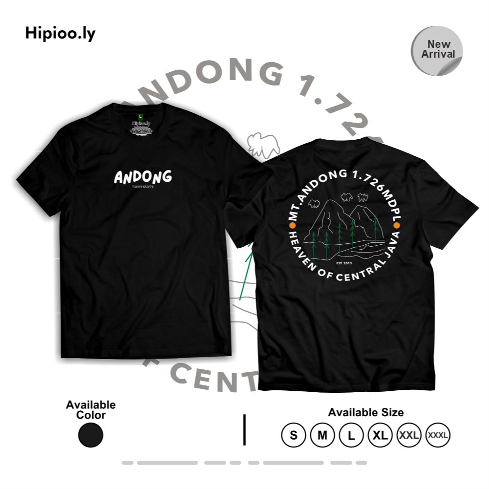 Kaos Outdoor Kaos Gunung Andong | Kaos Gunung | Kaos Pendaki | Kaos Outdoor