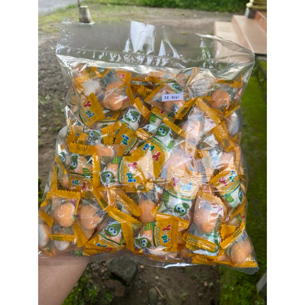 PERMEN YUPI RASA MANGGA YUPI KUNING LOS +- 500 gr