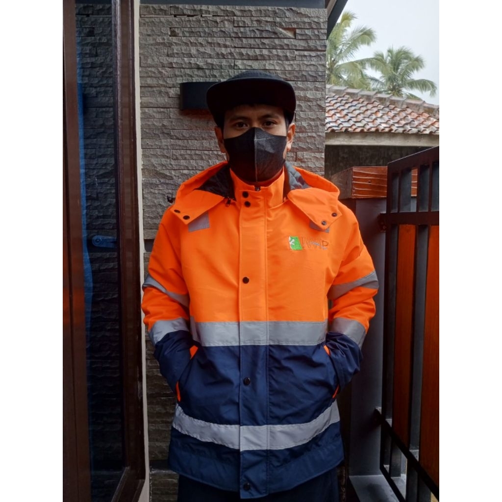 jaket safety k3 tambang
