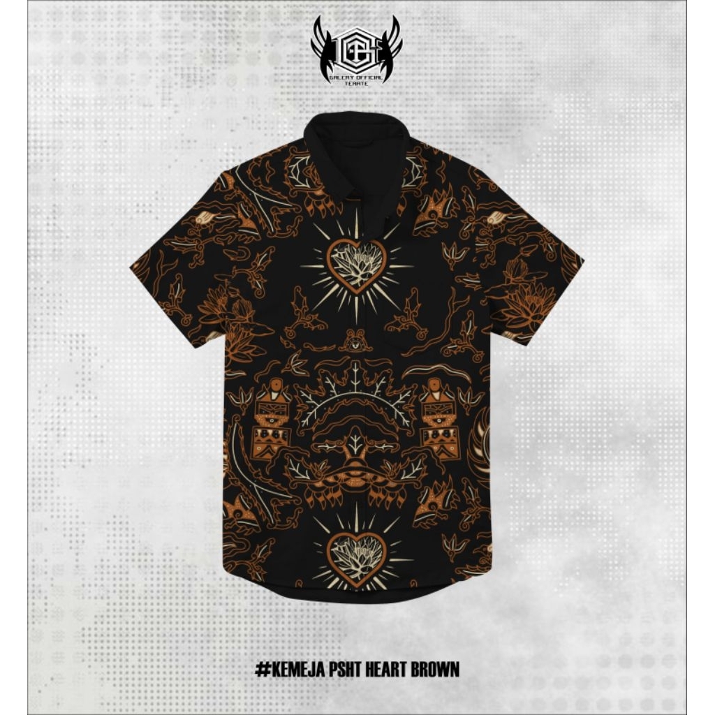 KEMEJA BATIK SH TERATE FULL PRINTING KEMEJA PSHT TERATE BATIK PRINTING SETIA HATI TERATE KEMEJA BATI