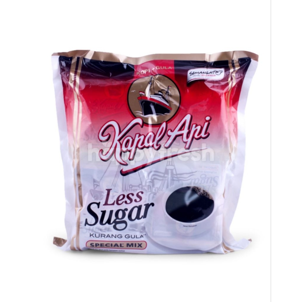 Kapal Api Special Mix Kopi Rendah Gula 20 x 19 g
