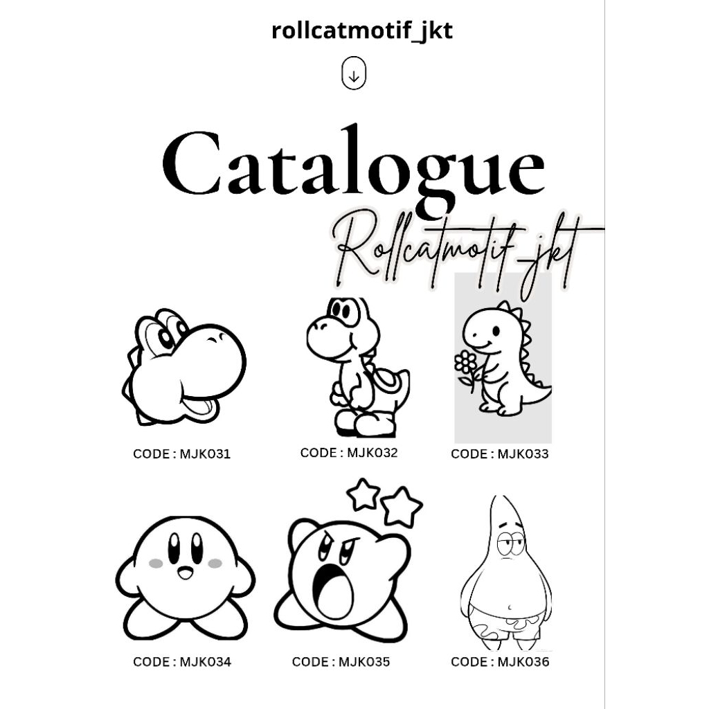 Roll Cat Motif Dinding Aesthetic Minimalis Motif Modern | Roll Cat Motif Jakarta