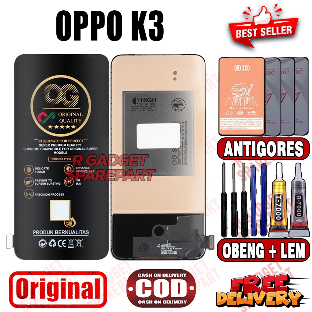 Lcd Touchscreen OPPO K3 Original OOG SUPER Fullset