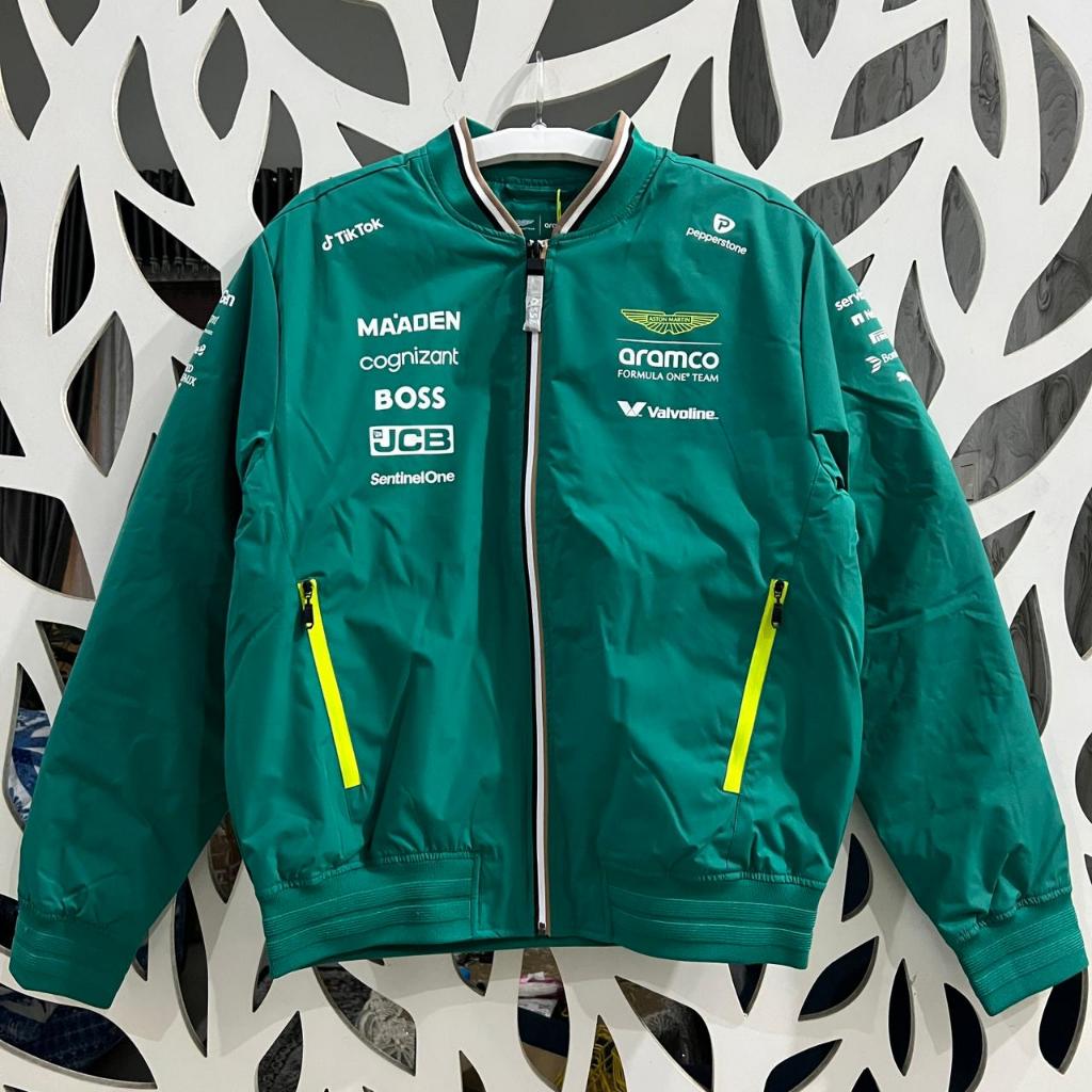 [BNWT/Size M] Jaket Bomber Aston Martin Racing Aramco Formula One Team 2025