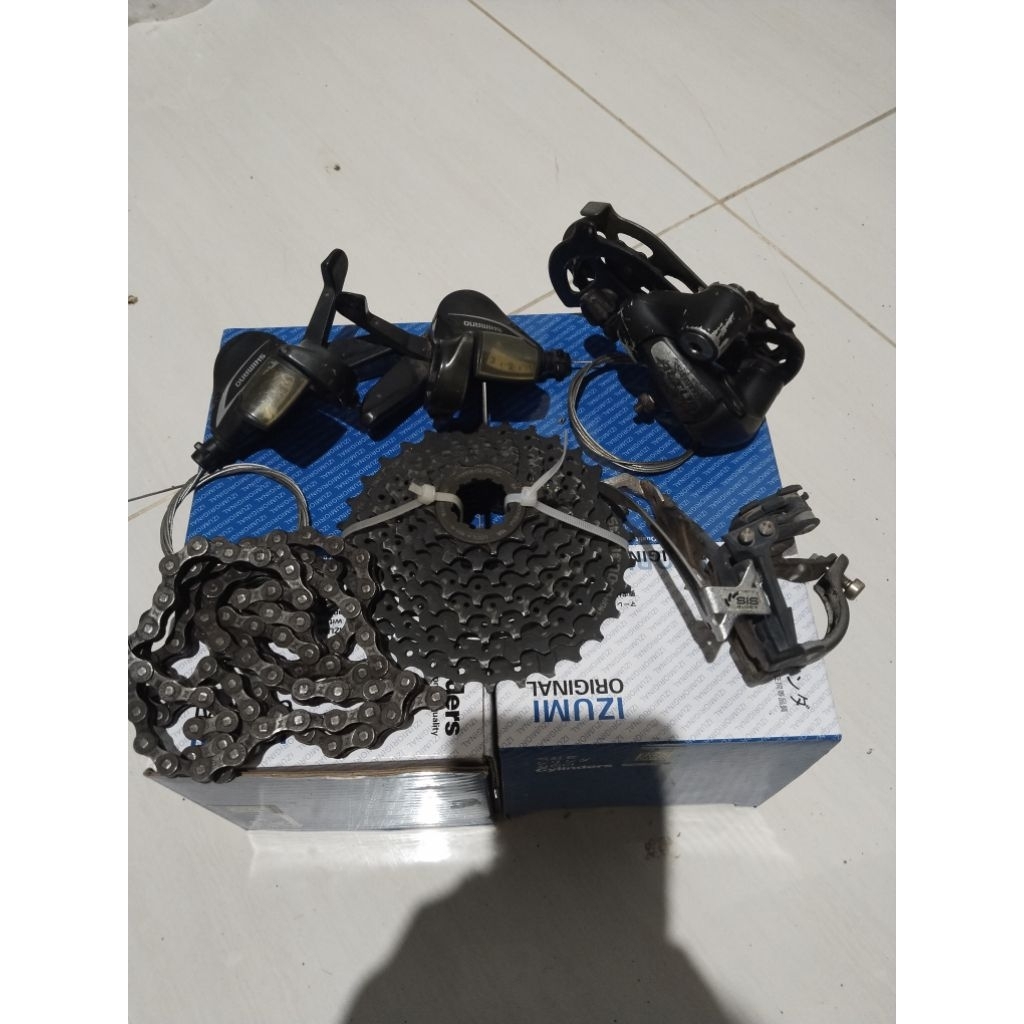 mini groupset shimano 3x8 speed original