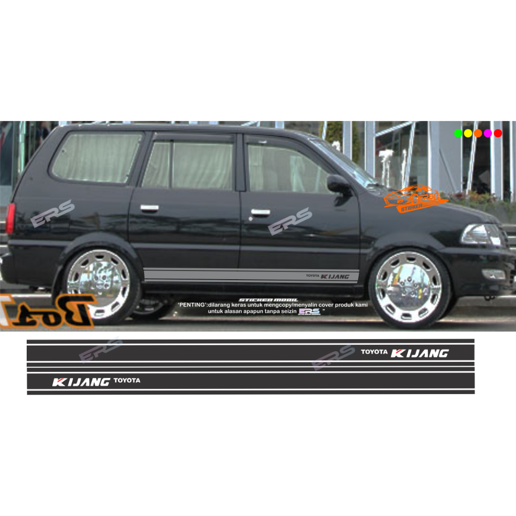 Sticker Sticker Toyota Kijang Lgx Sticker kijang kapsul kijang super kotak