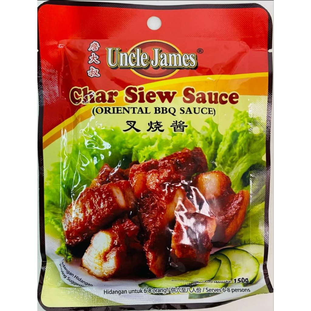 Uncle James Char Siew Sauce (Oriental BBQ Sauce) /Bumbu Char Siew 150gr