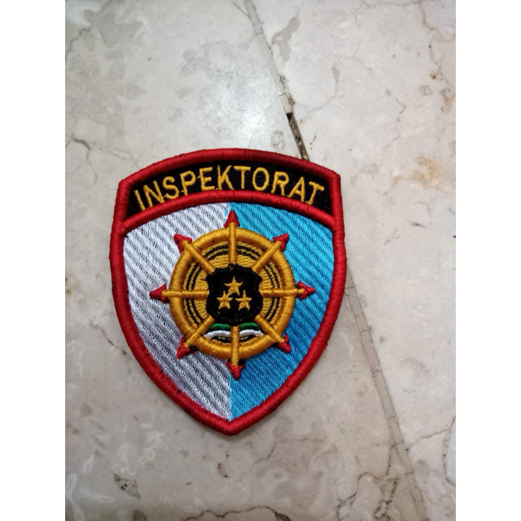 bordir logo fungsi polri