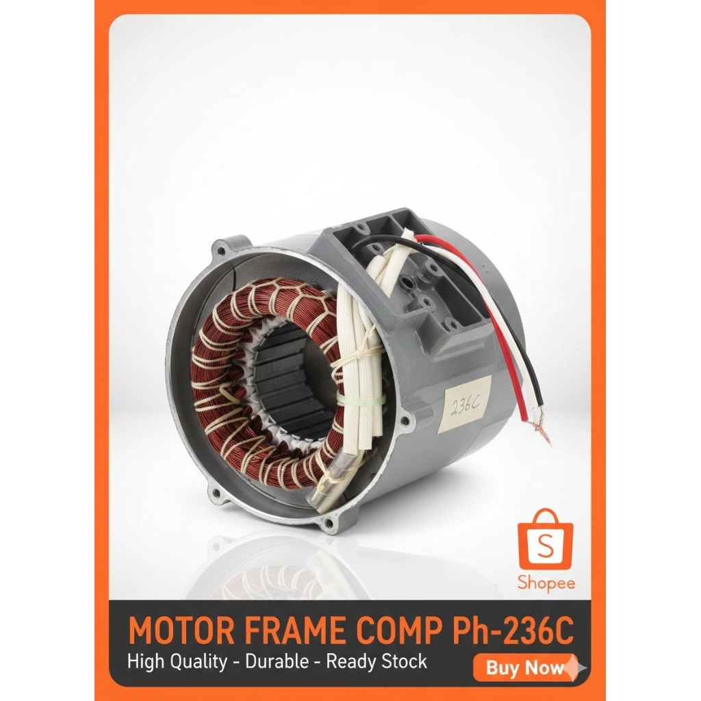 [ 100% Original ] Motor Frame Comp Ph-236C - Dinamo Pompa Air Sanyo