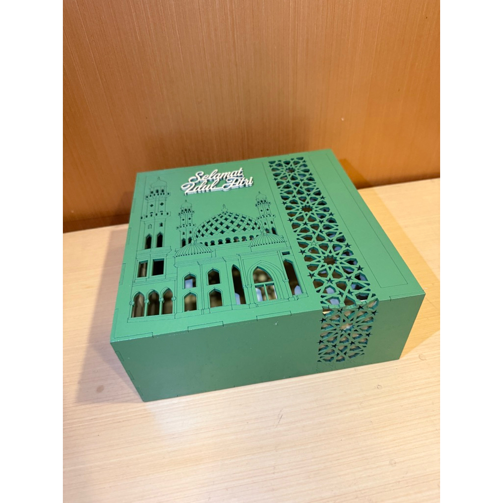 hardbox kayu hampers idup fitru || hampers lebaran || box lebaran