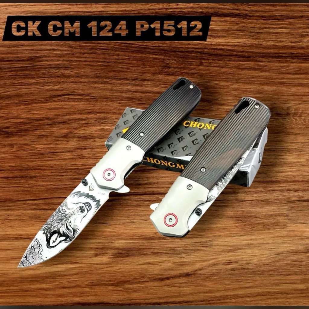 Pisau Survival Saku Lipat columbia 124 / Pisau Survival P1512 / Survival kit