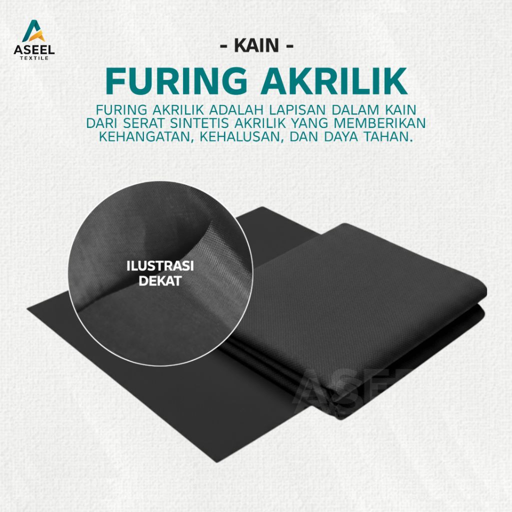 Kain Furung Akrilik - Kain Daleman Jaket || Kain Bahan Jaket