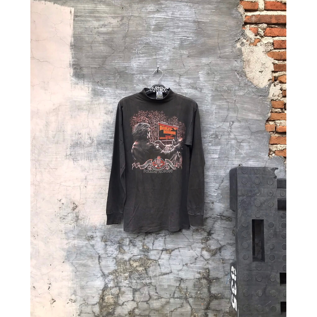 Longsleeve HARLEY- DAVIDSON 3D EMBLEM 80s vintage