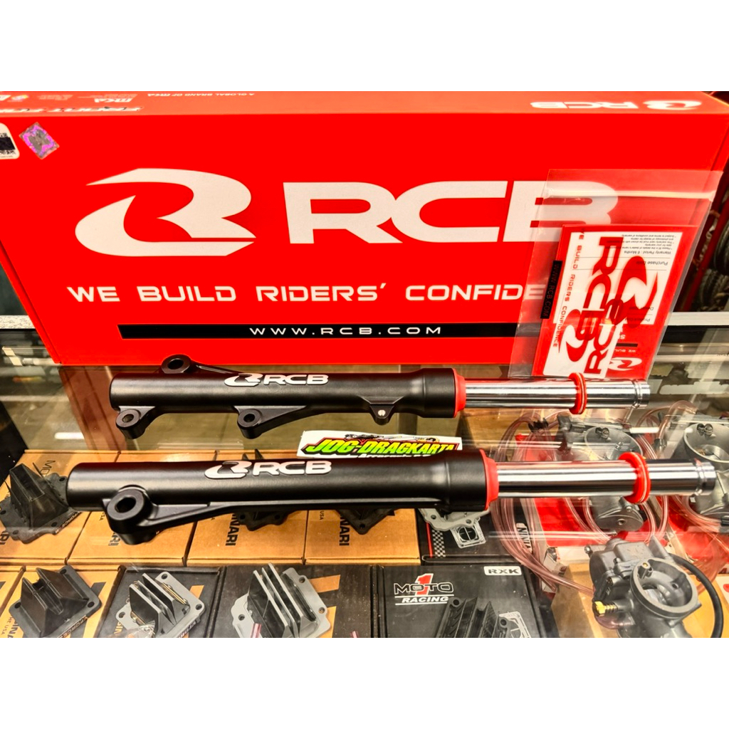SHOK SHOCK BREAKER DEPAN ASSY RCB FE SERIES VARIO 125 / 150 - BEAT DELUXE - BEAT STREET - SCOOPY NEW