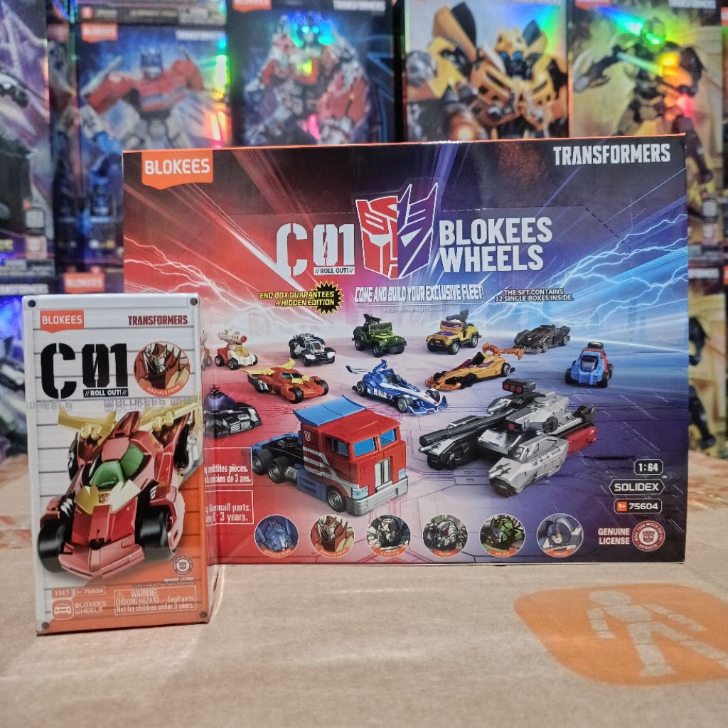 Blokees Transformers Wheels C01 Roll Out 75604 - Blokees Wheels Figures Transformer C01