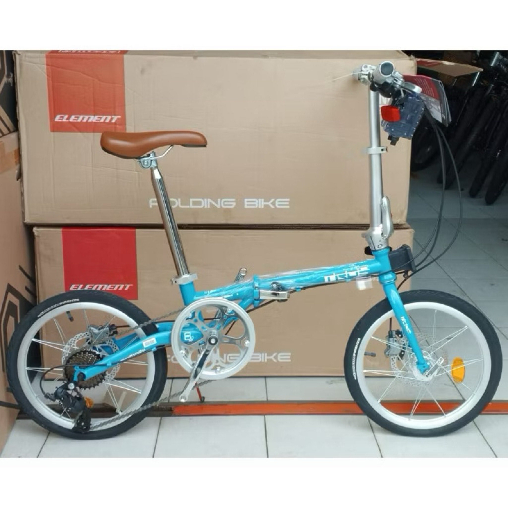 SEPEDA LIPAT ELEMENT 16 INCH TROY PASTEL / STRIPLINE 8 speed