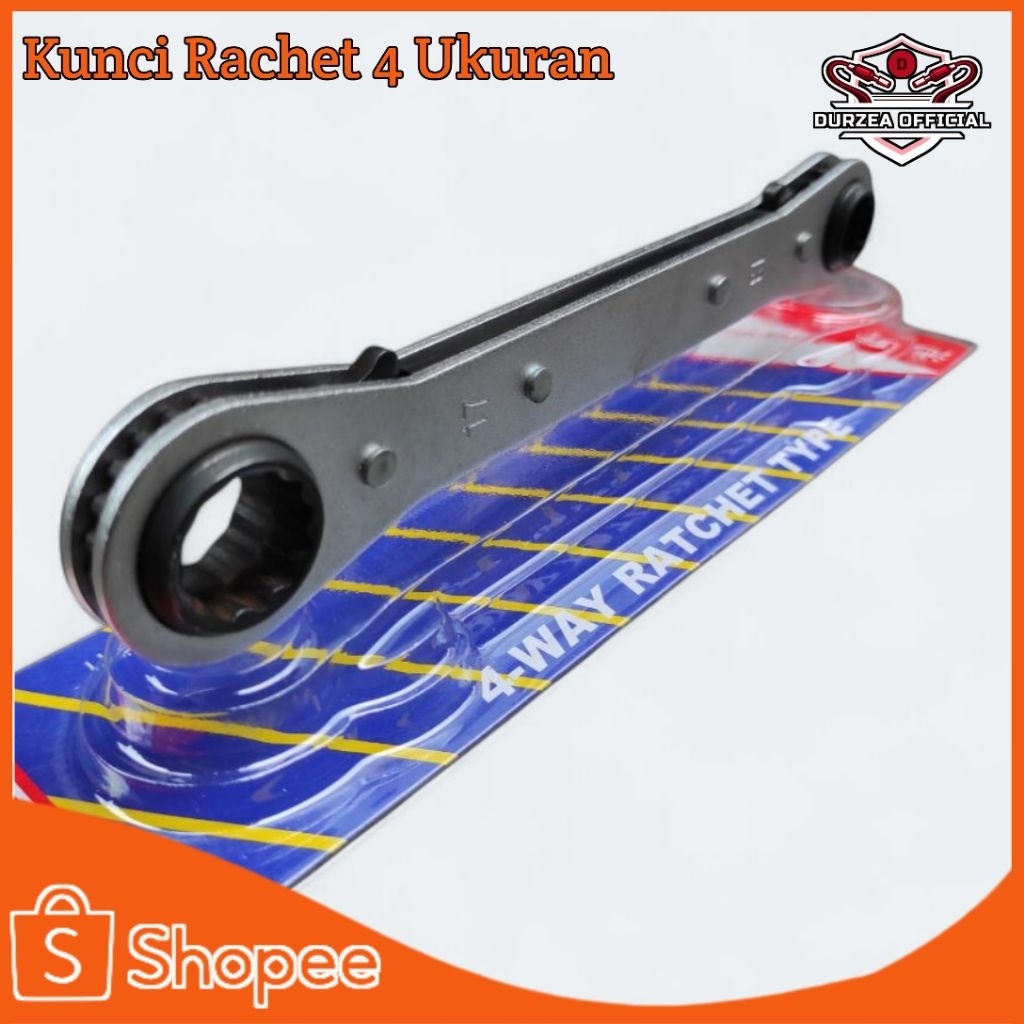 OPT kunci rachet 10 - 12  - 13 -14 mm kunci ring pas 10 - 12 - 13 - 14 mm