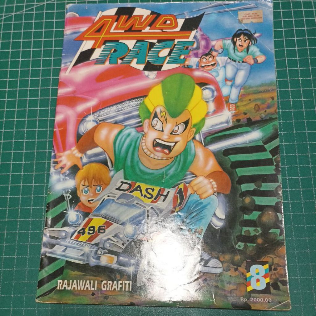 komik langka dash yonkuro 4wd race volume 8 pertarungan melawan RC