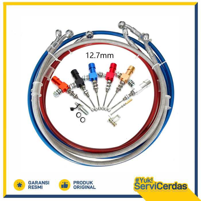 Paket Kopling Hidrolik Set Master Rem Kiri & Stut Bawah Universal Vixion CBR R15 Satria Ninja PnP