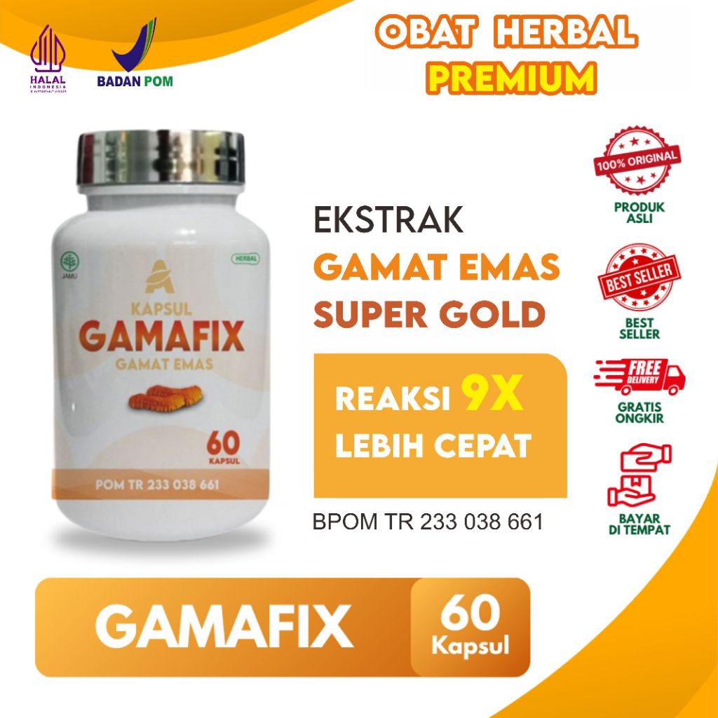 GAMAFIX Ekstrak Gamat Emas Kapsul Gamat