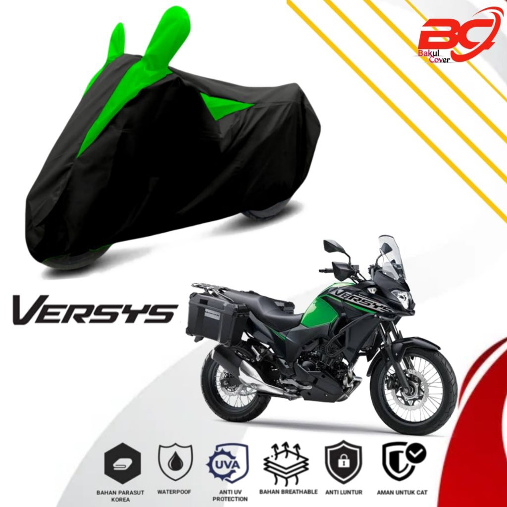 sarung motor KAWASAKI VERSYS,VERSYS X250,VERSYS X250 TOURER, VERSYS 650,cover motor anti air, pelind