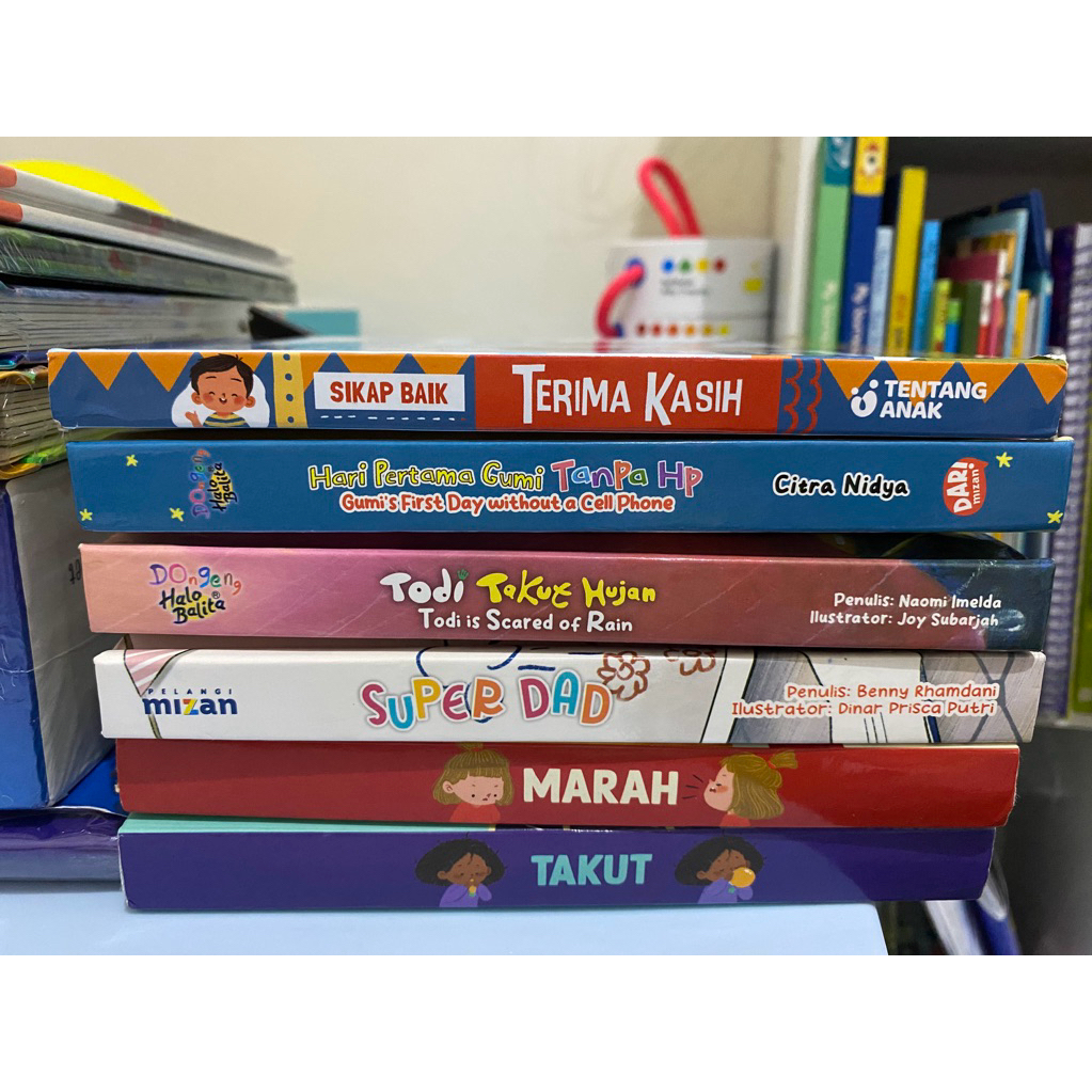 Preloved buku anak | TOTAL 6 buku | (BOARD BOOK)