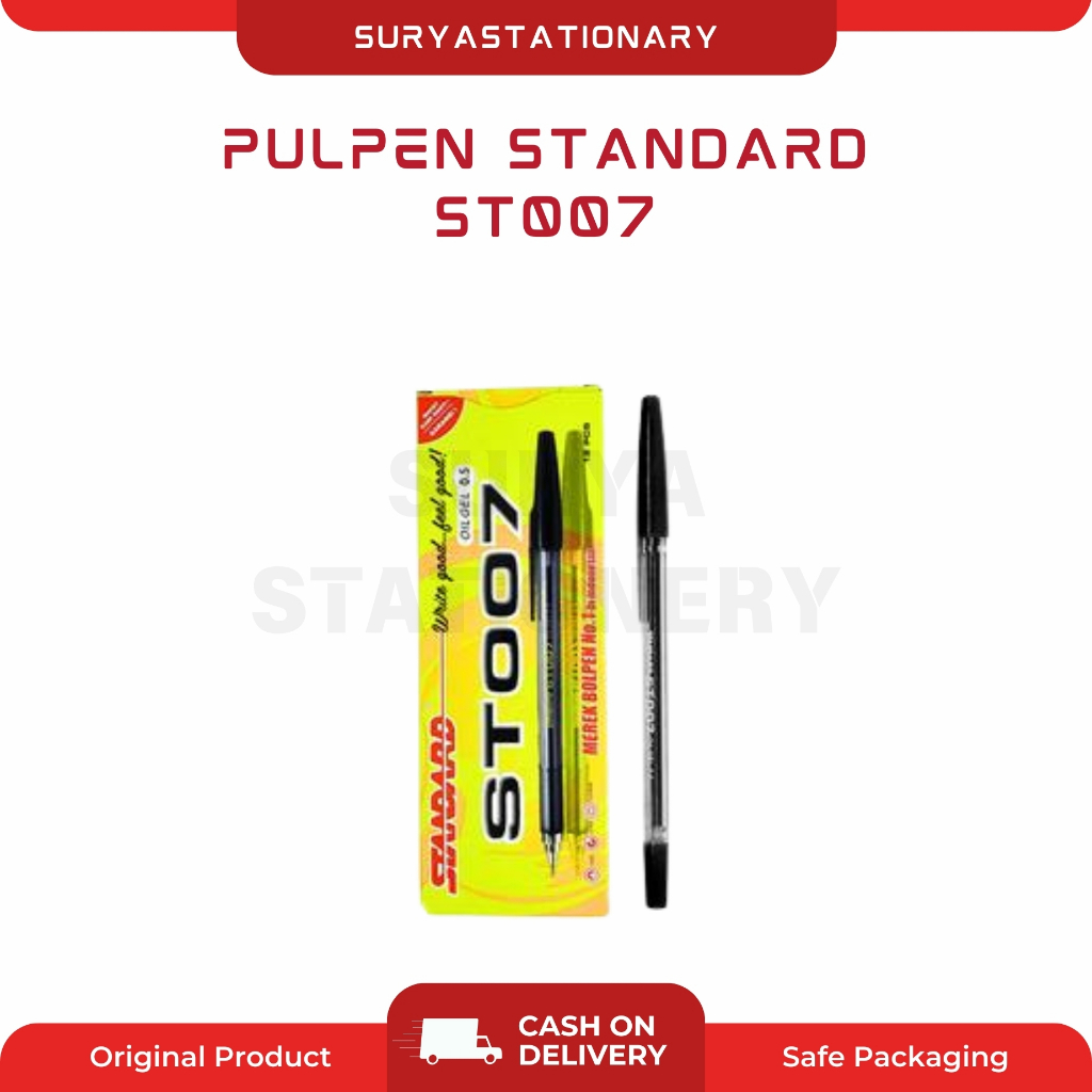 (PACK) Pulpen Standard ST007 / Bulpoin Standard ST007 / Bulpen Standard
