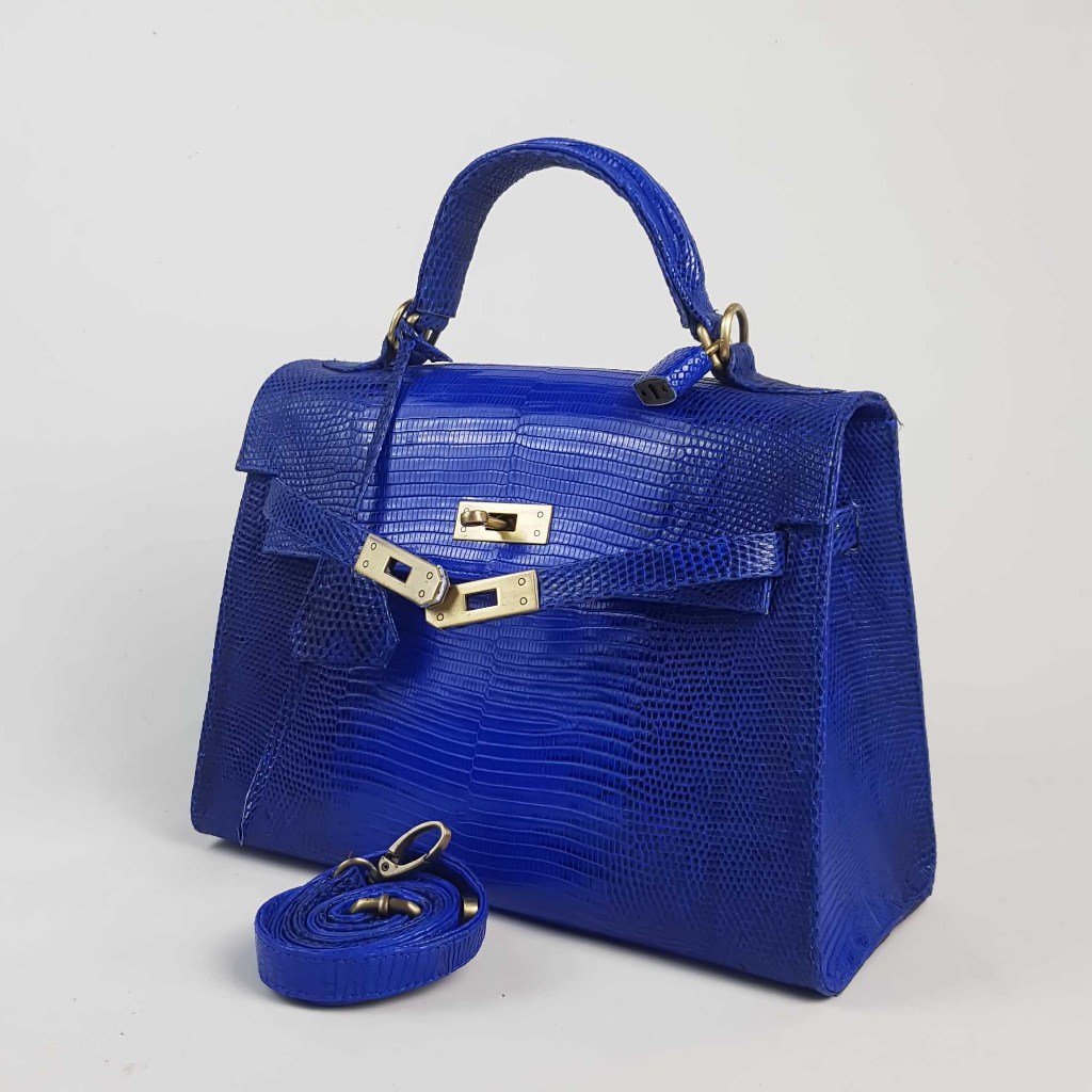 Tas Kulit Asli Biawak/Lizard Paninta Size 23cm, 26cm & 30 cm Handmade Asli Bali