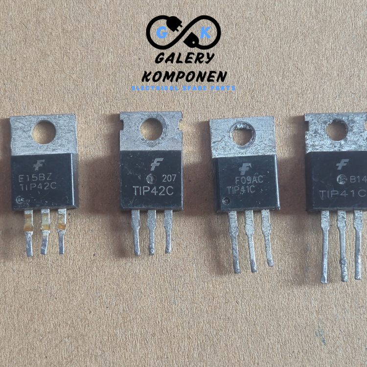 TIP 41 TIP 42 CABUTAN TRANSISTOR TIP41 TIP42 ORIGINAL F BIJIAN UPS