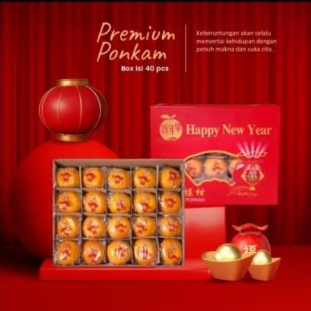 jeruk ponkam gift pack premium isi 40 / ponkam premium gift pack Imlek isi 40 / Imlek gift pack prem
