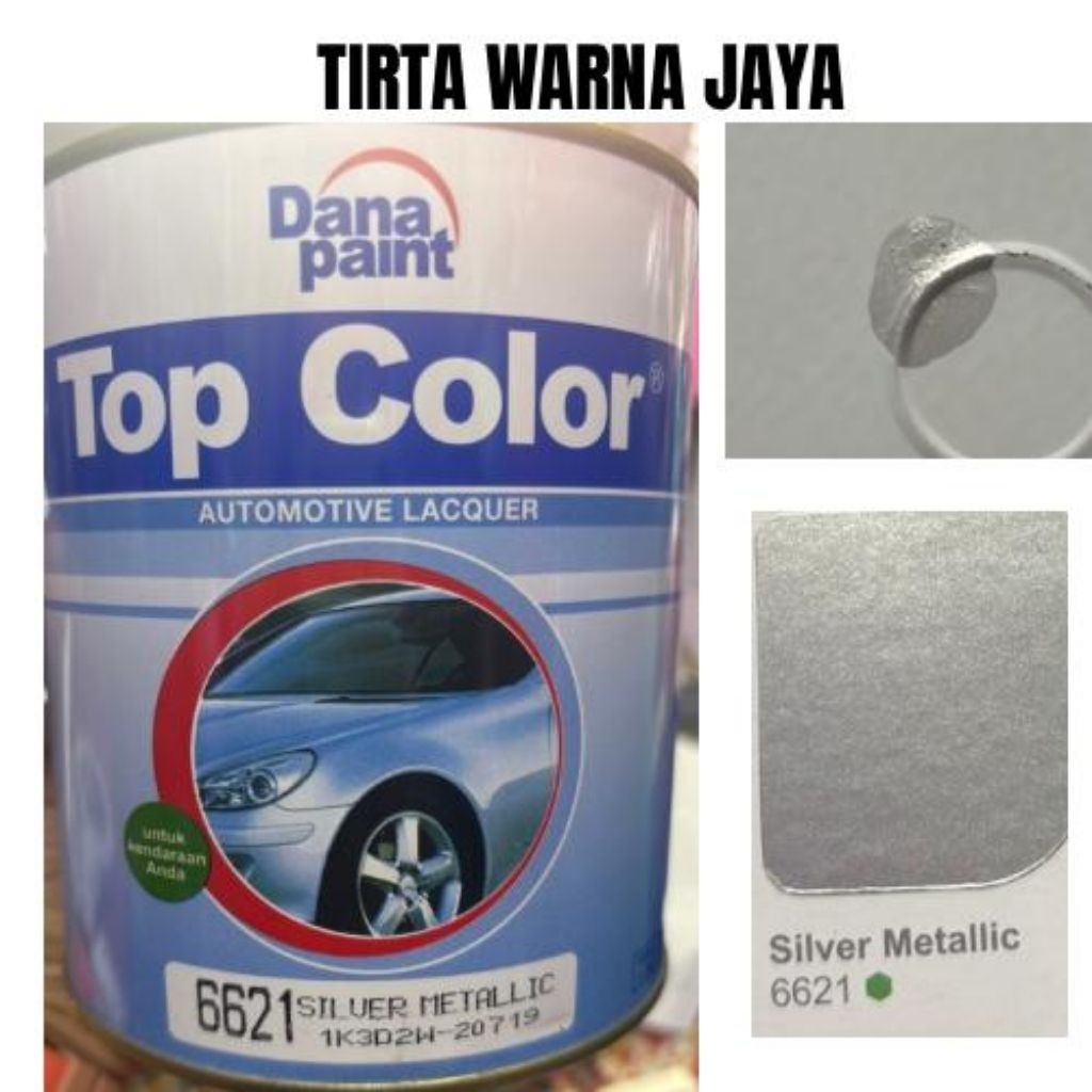 Top Color Silver Metalic 6621