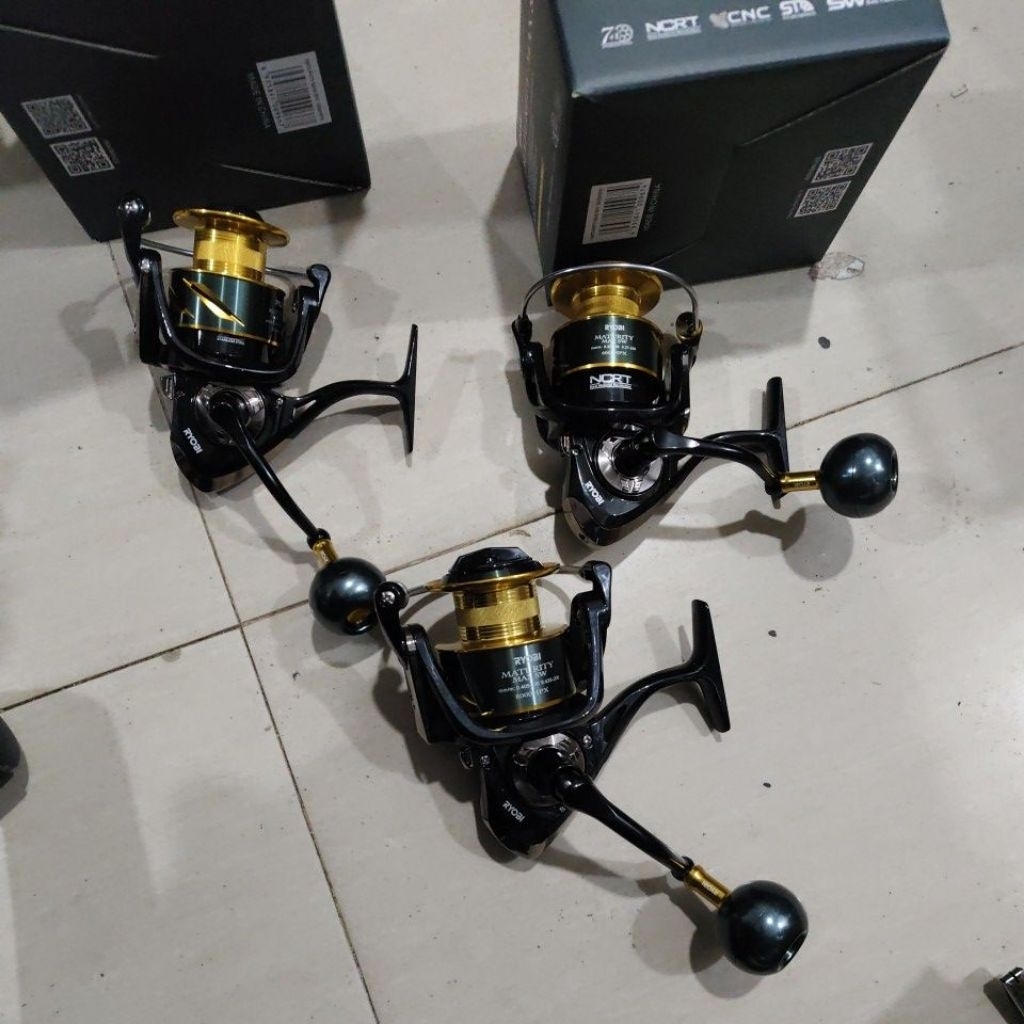 reel ryobi maturity max 5000 6000 8000 sw type max power handel