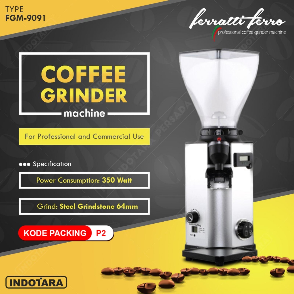 Coffee Grinder Ferratti Ferro Grinder Machine FGM9091
