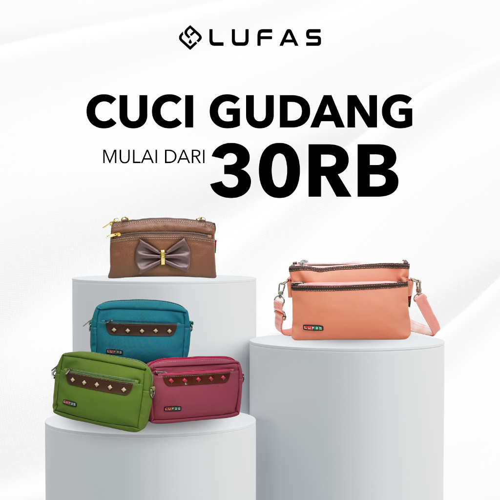 [CUCI GUDANG / CLEARANCE SALE] LUFAS Sling Bag / Tas Selempang & Dompet