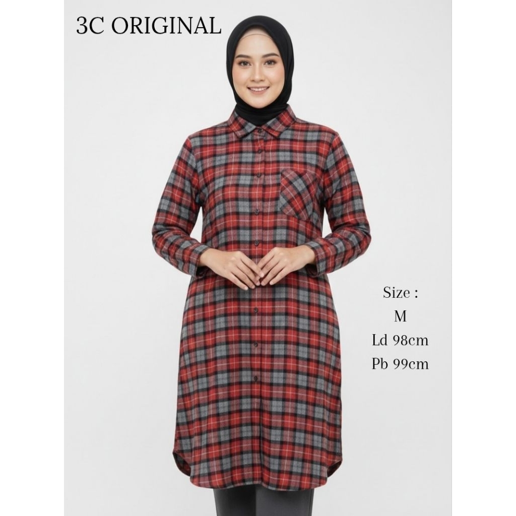 LONG TUNIK BY 3C ORIGINAL | LONG TUNIK MOTIF | LONG TUNIK DEWASA