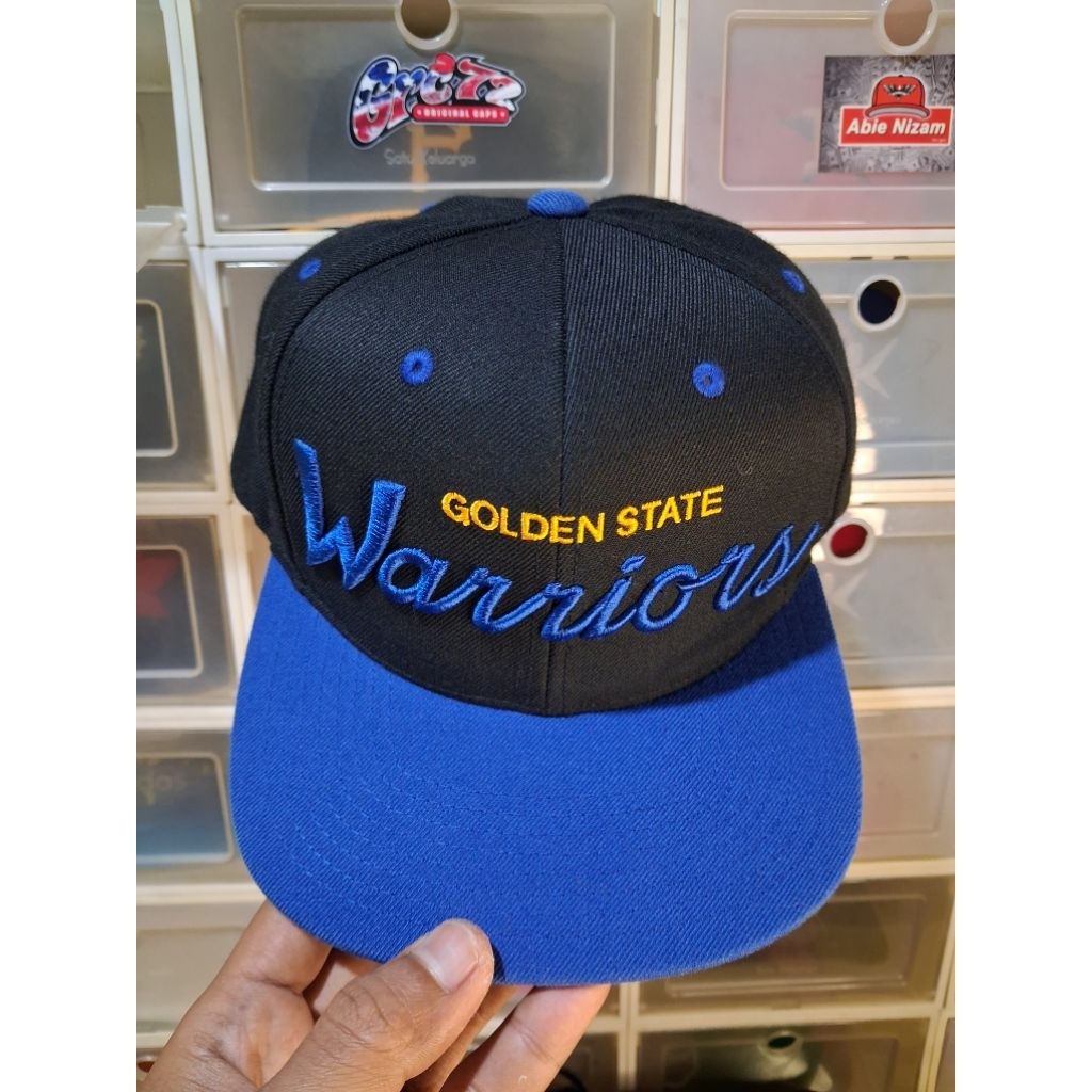 topi snapback bisbol golden state warrior