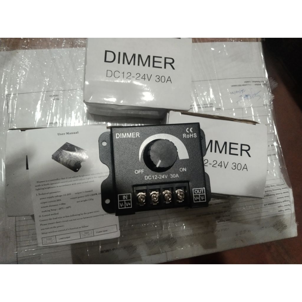 Dimmer DC 12-24 V 30 A