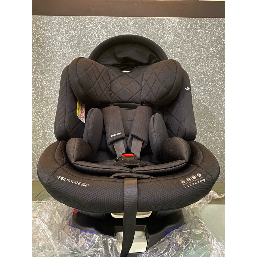 Car seat Babydoes Free Rotate 360 Black