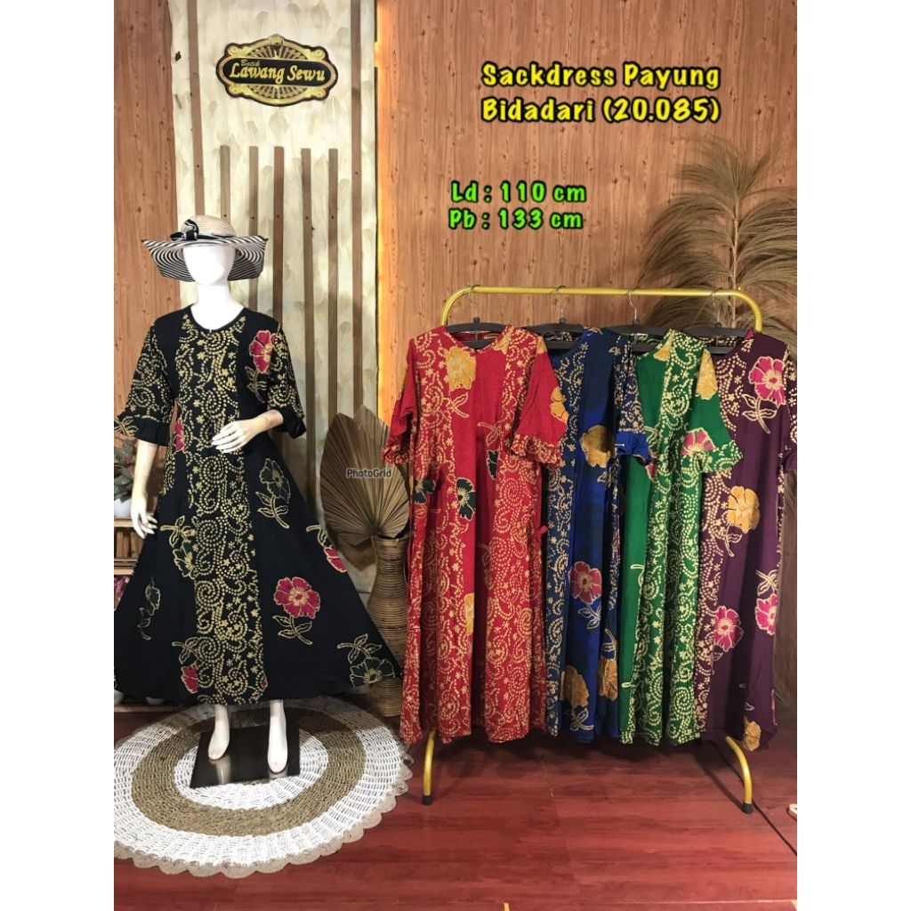 Daster Sackdress Batik Lawang Sewu Katun Premium Series Dress Busui