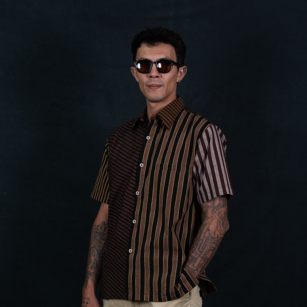 Lurik Lengan Pendek Pria Abhi Praya