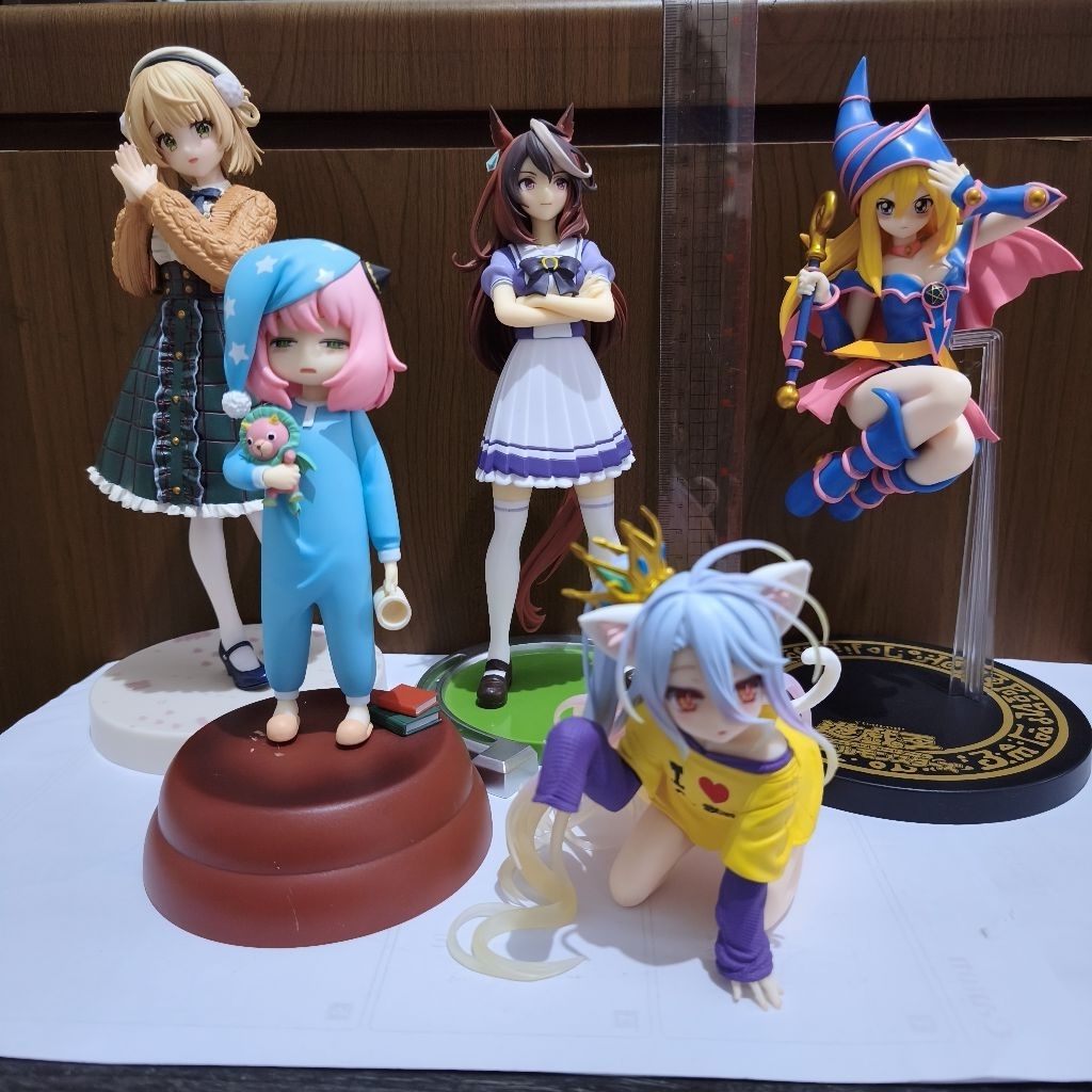Action Figure YuGiOh, Anya Forger, Uma Musume, Shigure Ui, Shiro. Big Size Original Japan