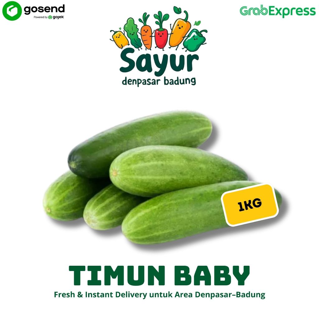 Timun Baby 1kg - Sayur Denpasar Badung