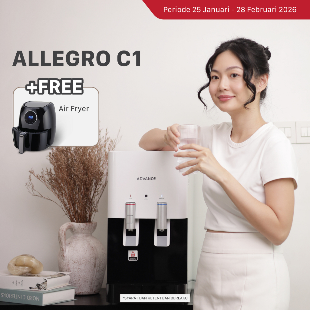ADVANCE - Reverse Osmosis Allegro C1 Water Purifier - Dispenser Filter Air Minum Penyaring