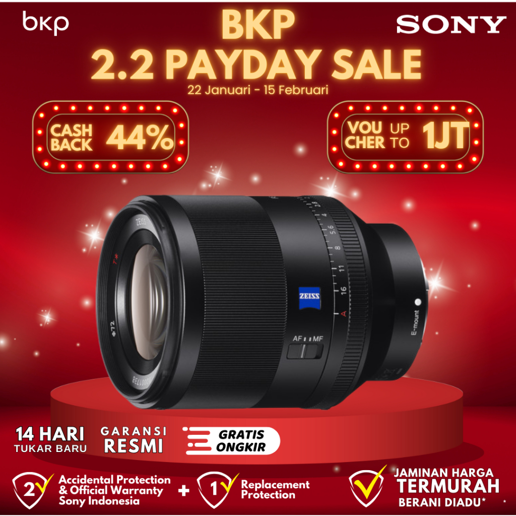 Sony FE 50mm F1.4 ZA Planar T* Zeiss