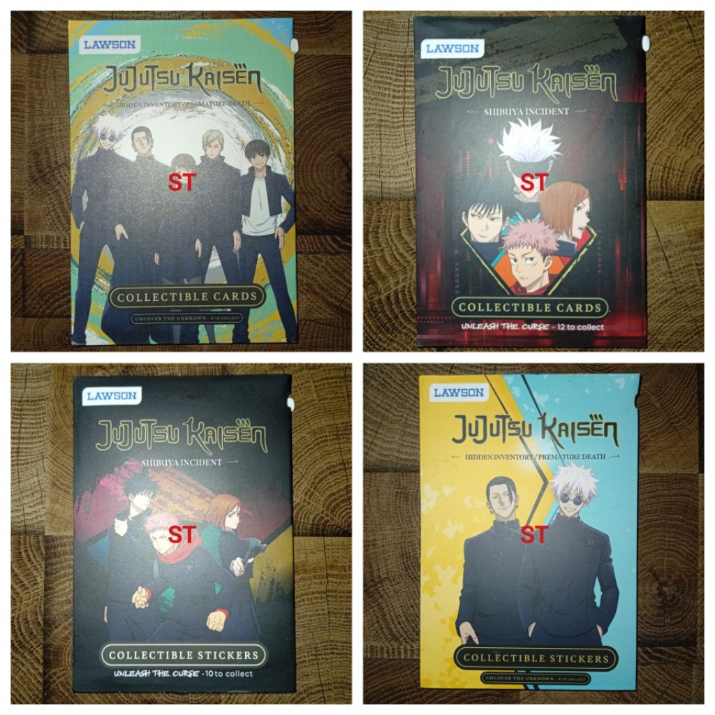 Grosir Sticker & Card Lawson X Jujutsu Kaisen JJK Kaizen Limited Edition Shibuya Incident Gojo Geto 
