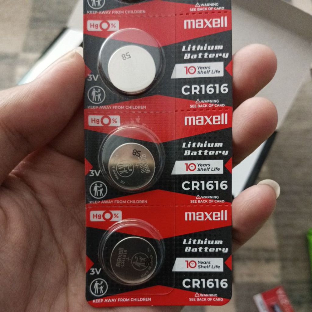 Baterai remote mobil Suzuki Ertiga CR1616 Original